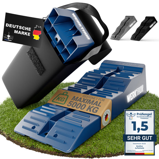 Auffahrkeile mit flachen Stufen bis [<5t] inkl. Transporttasche