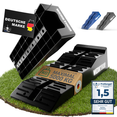 Auffahrkeile mit flachen Stufen bis [<5t]