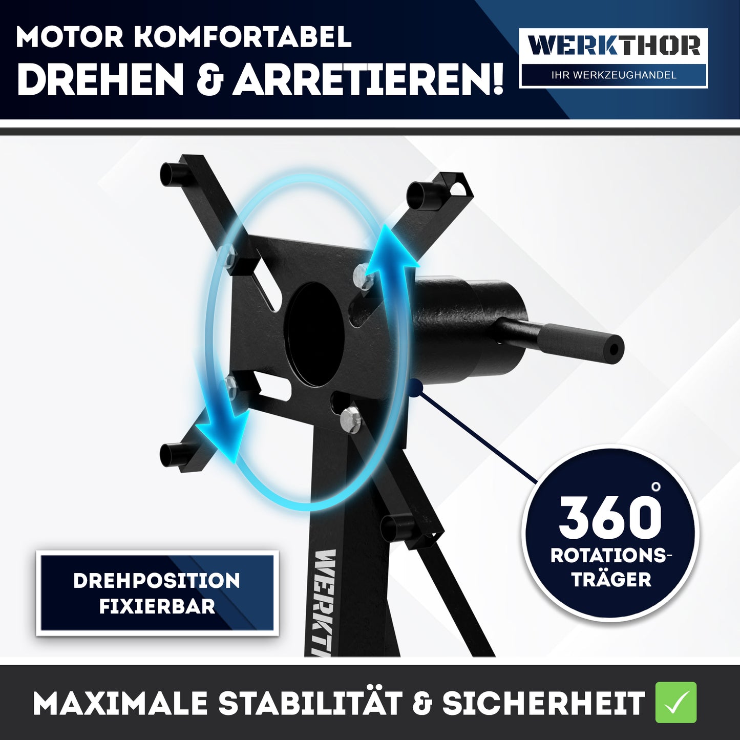 Motorständer kfz massiv für Motoren Instandsetzung