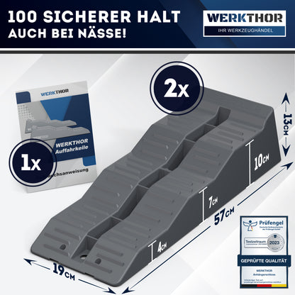 Auffahrkeile mit flachen Stufen bis [<5t] inkl. Transporttasche