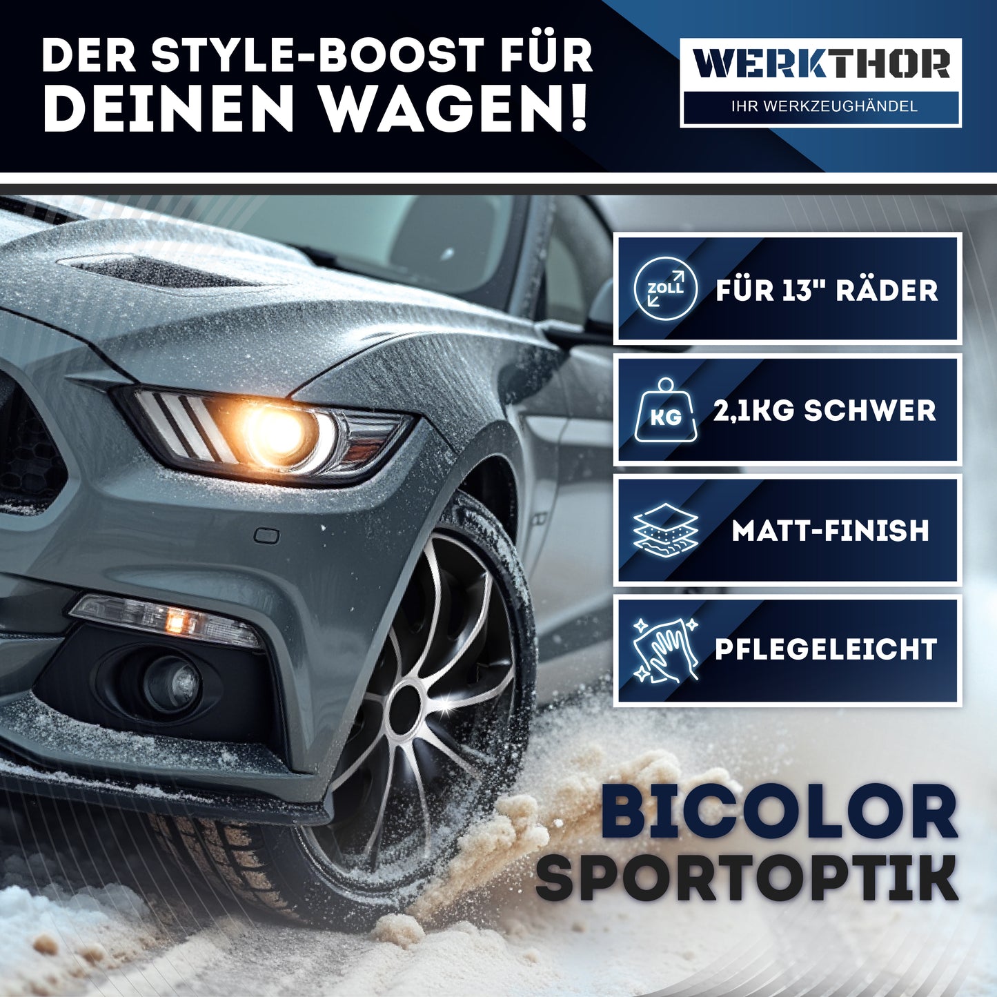 Radkappen 13-16 Zoll [4er Set]