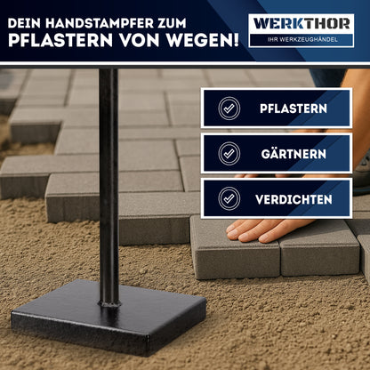 Costipatore per terreno in acciaio