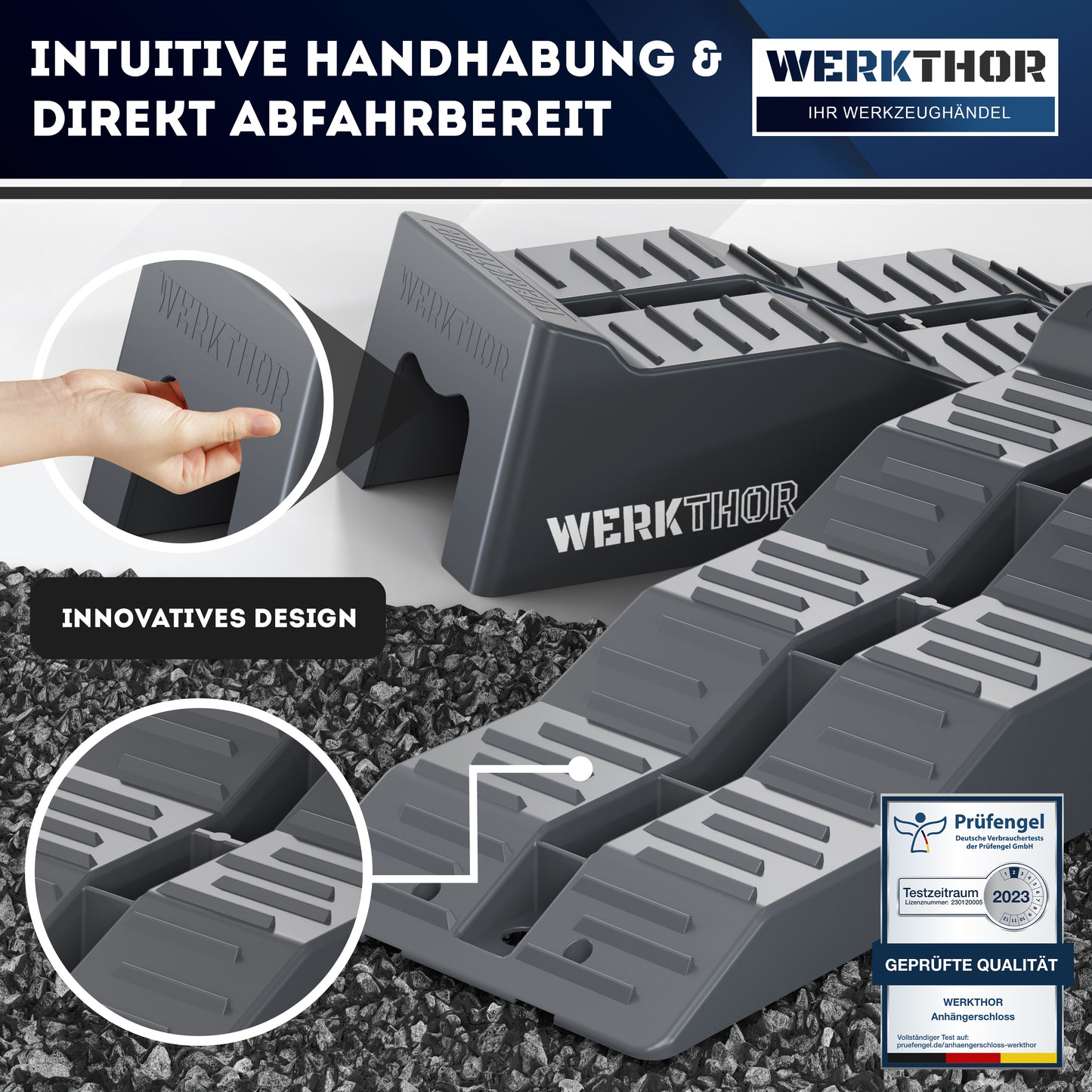 Auffahrkeile mit flachen Stufen bis [<5t] inkl. Transporttasche