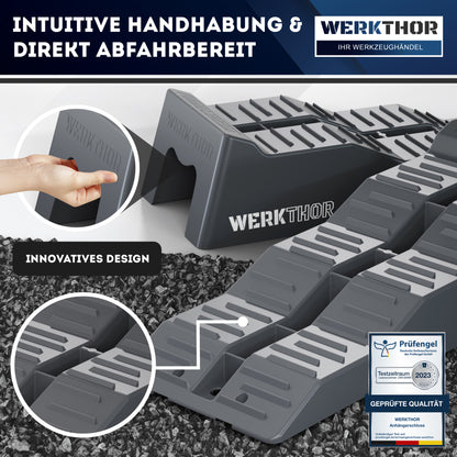 Auffahrkeile mit flachen Stufen bis [<5t] inkl. Transporttasche
