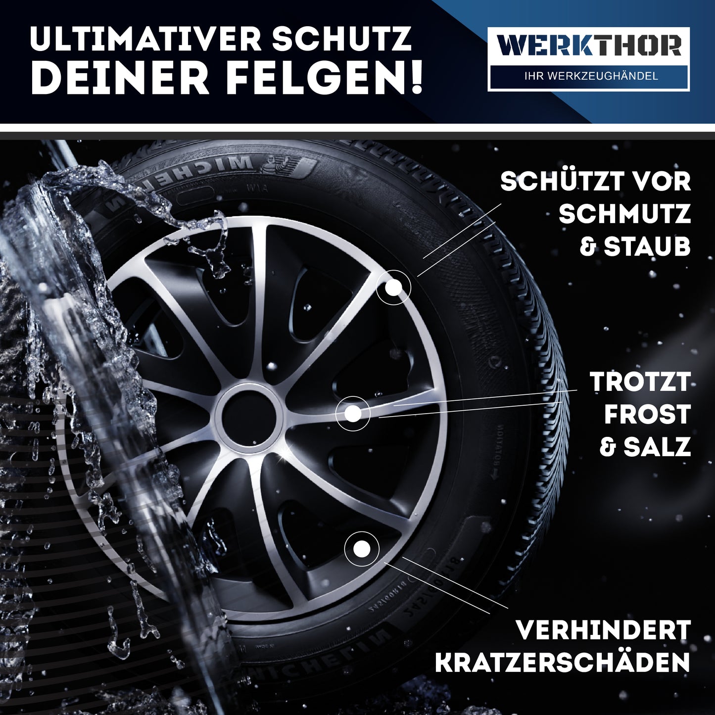 Radkappen 13-16 Zoll [4er Set]