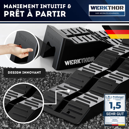 Auffahrkeile mit flachen Stufen bis [<5t] inkl. Transporttasche
