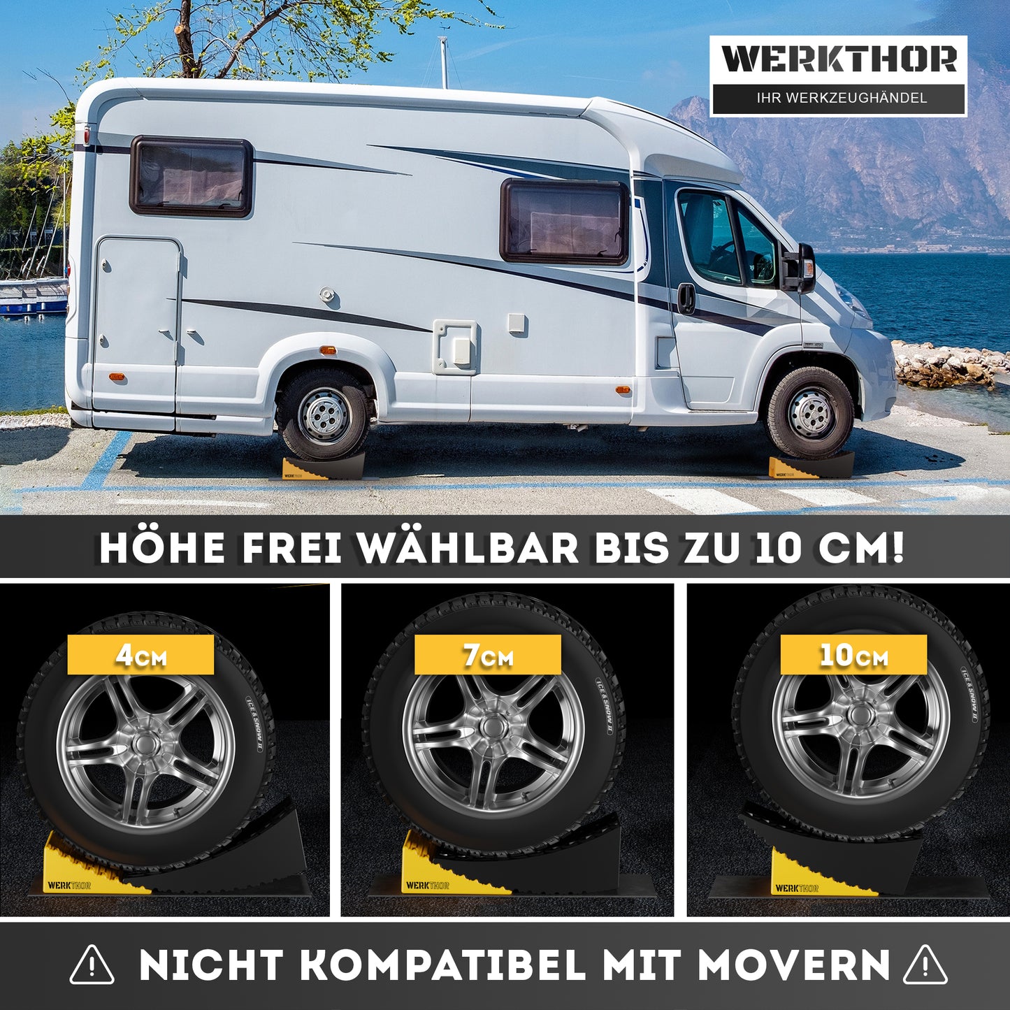 Rampes à variation continue jusqu'à [<13,5t], sac de transport inclus