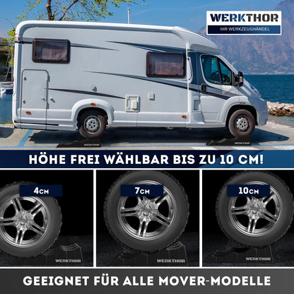 Auffahrkeile mit runden Stufen bis [<3t] inkl. Transporttasche