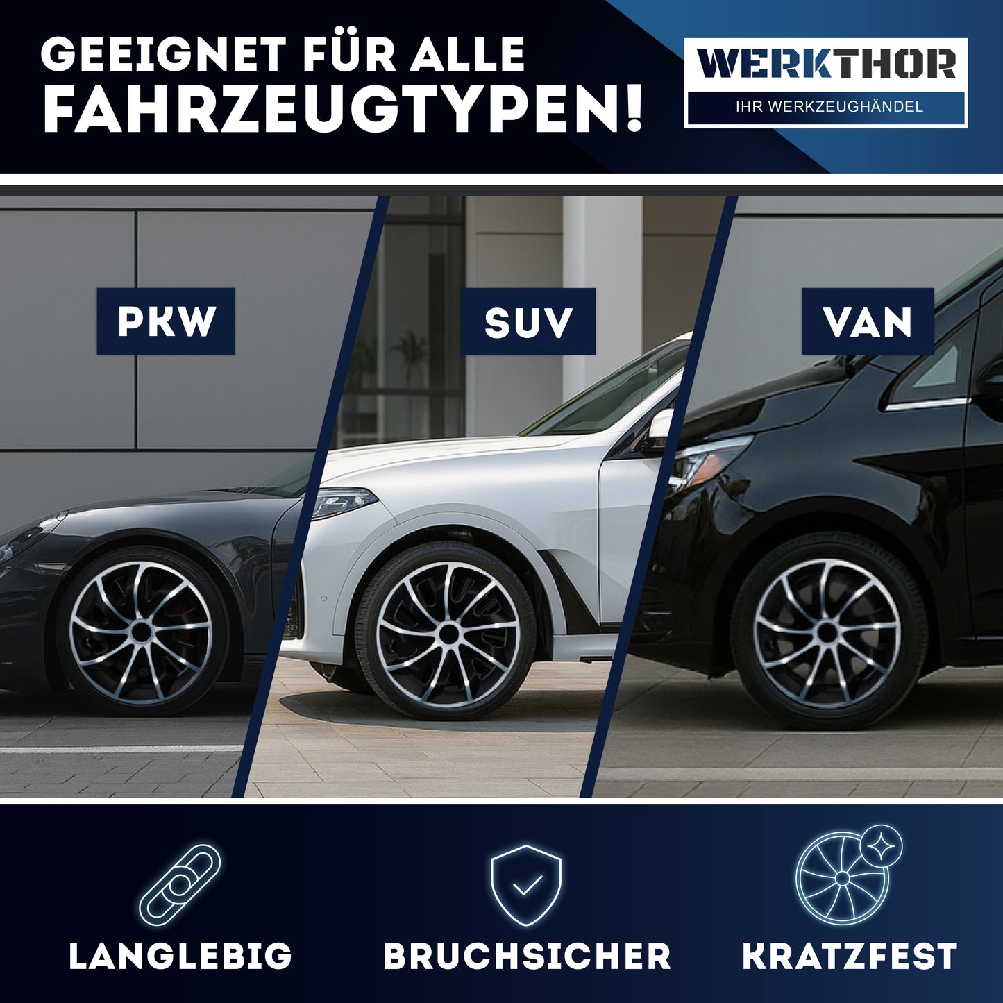 Radkappen 13-16 Zoll [4er Set]