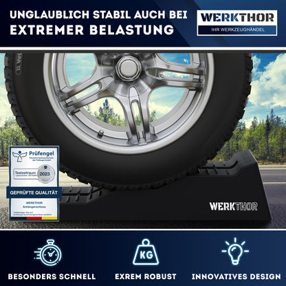 Auffahrkeile mit flachen Stufen bis [<5t] inkl. Transporttasche