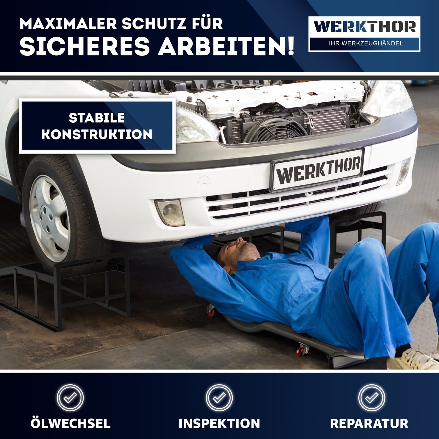 KFZ Rampe Metall [2er Set] - Auffahrrampen bis [<3t]