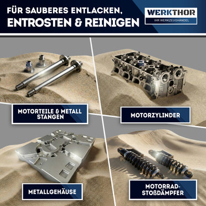 Sandstrahlkabine 90 Liter - für Holz & Metall
