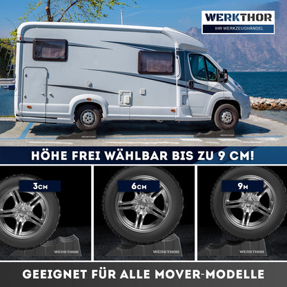 Auffahrkeile mit runden Stufen bis [<3t] inkl. Transporttasche