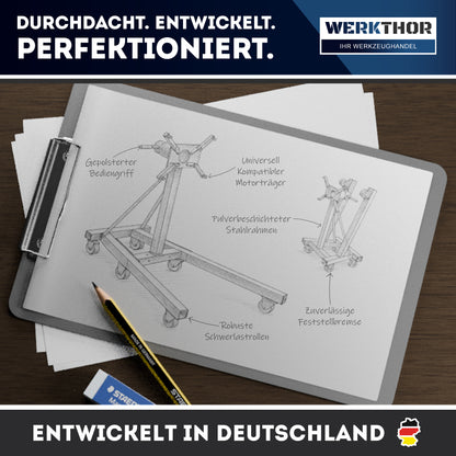 Motorständer kfz massiv für Motoren Instandsetzung