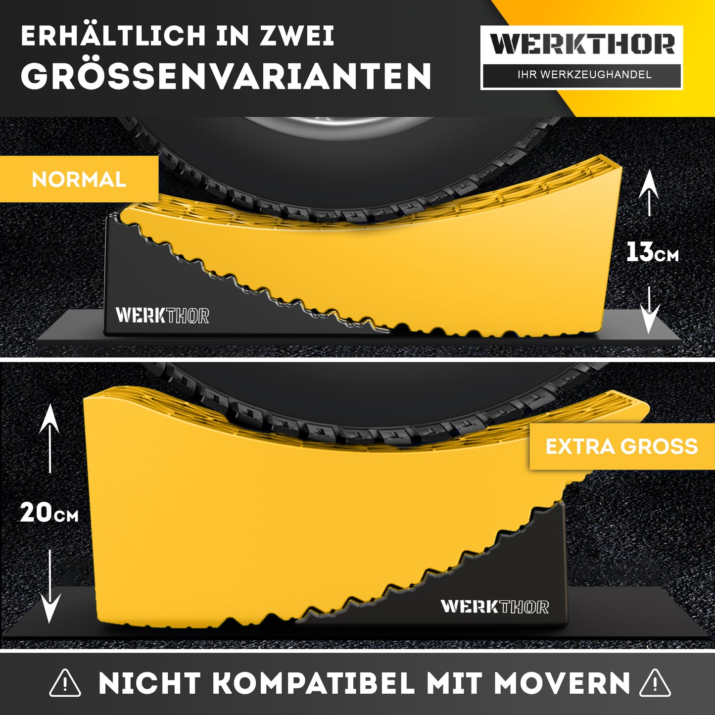 Rampes à variation continue jusqu'à [<13,5t], sac de transport inclus