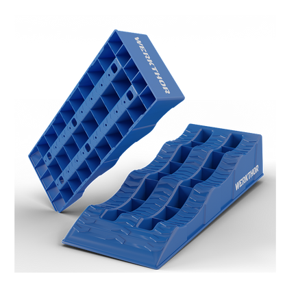 Auffahrkeile mit runden Stufen bis [<3t] inkl. Transporttasche