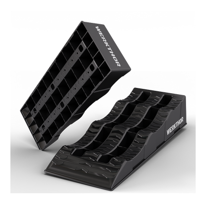 Auffahrkeile mit runden Stufen bis [<3t] inkl. Transporttasche