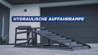Hydraulische Auffahrrampe bis 4T [2er Set]