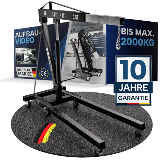 Werkstattkran – Motorkran hydraulisch für Motor Ausbau